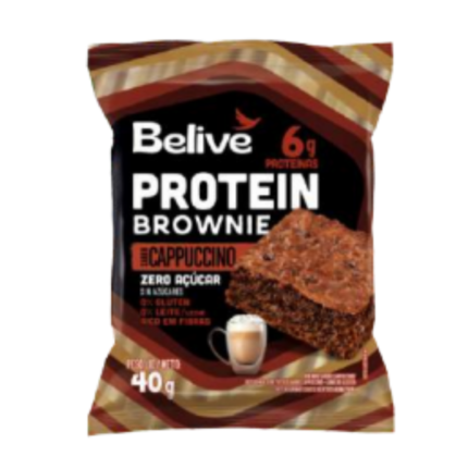 BROWNIE BLV PROTEIN CHOCOLATE CAPUCCINO ZERO - 10X40G